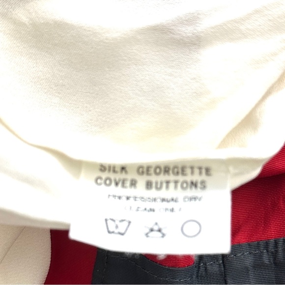 St John Women Size 10 Off White Silk Georgette Sleeveless Blouse Pleats - Picture 10 of 11